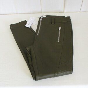 Topshop Fliss Biker Faux Leather Leggings pants